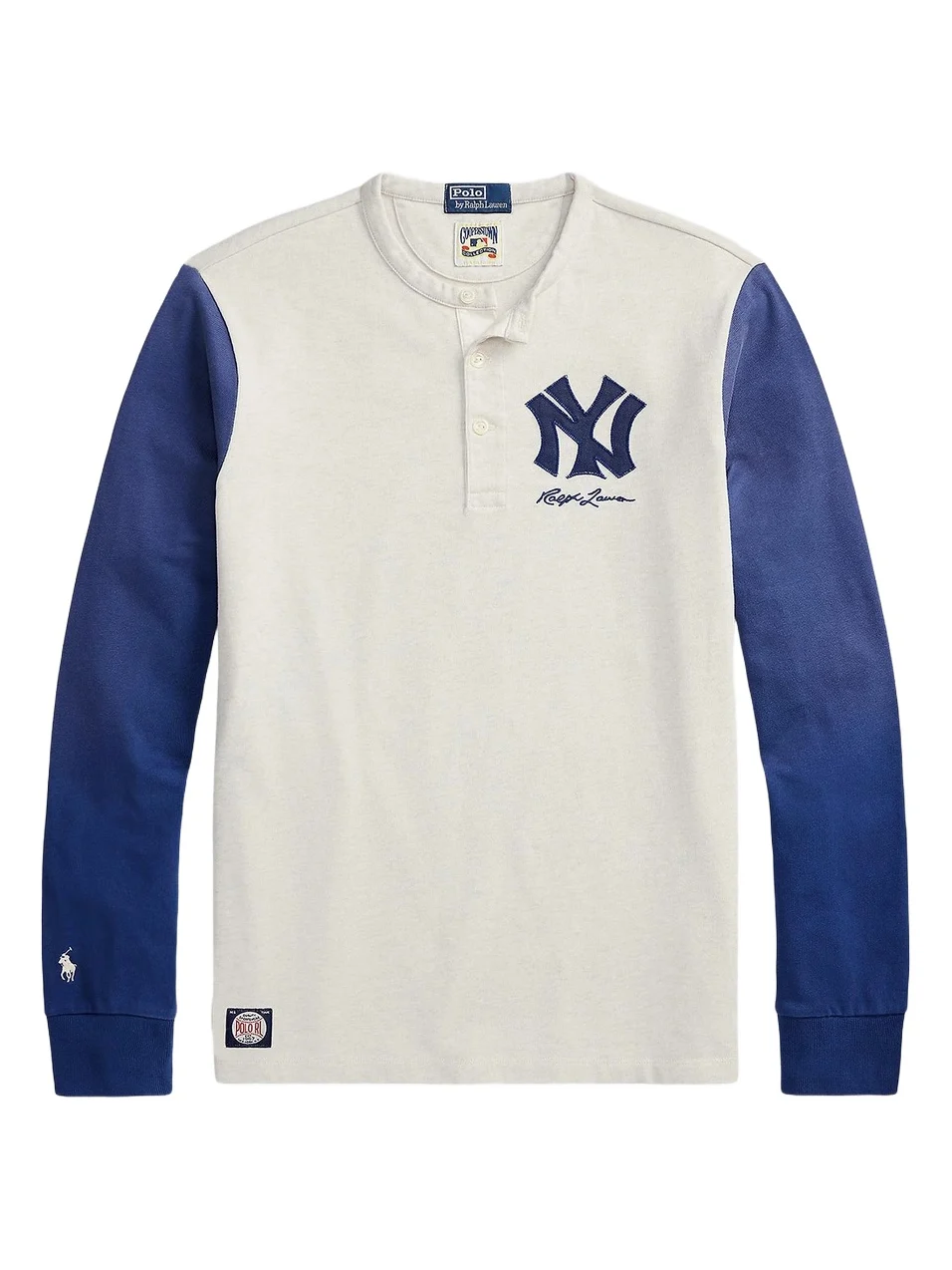 Polo Ralph Lauren Men's Yankees Long-Sleeve Henley T-Shirt