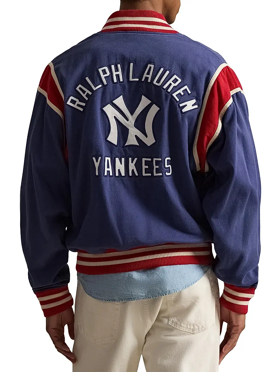 Polo Ralph Lauren Men's Yankees Heritage Twill Bomber Jacket | Thumbnail 4
