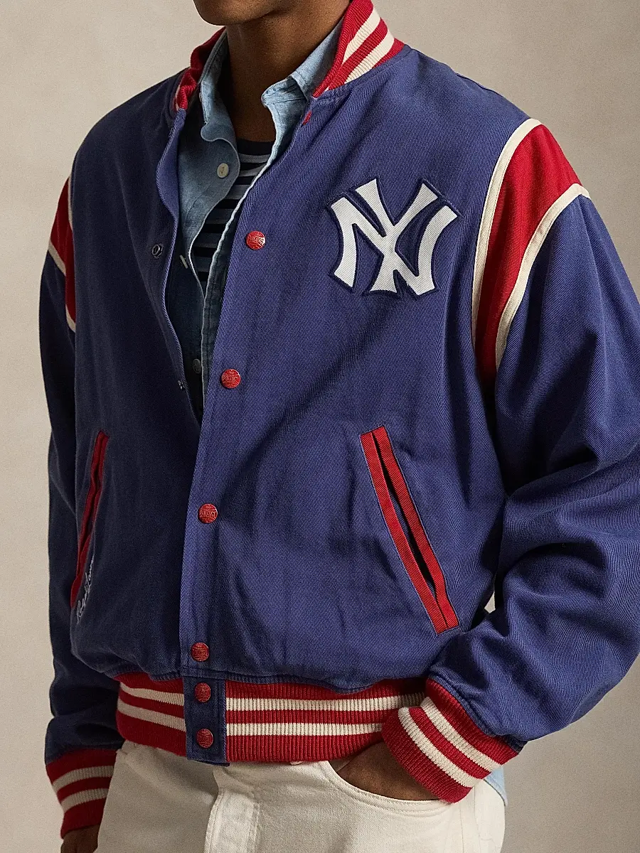 Polo Ralph Lauren Men's Yankees Heritage Twill Bomber Jacket | Thumbnail 5