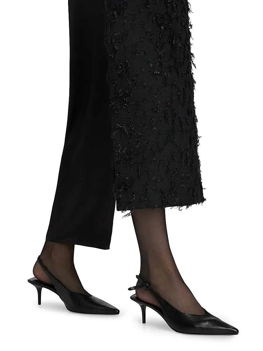 Lanvin Women's Metallic Fringed Wool-Blend Midi-Skirt | Thumbnail 6 Lanvin Women's Metallic Fringed Wool-Blend Midi-Skirt | Thumbnail 6