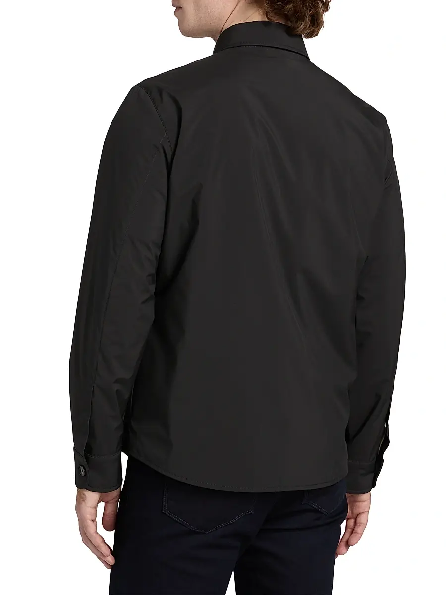 Saks Fifth Avenue Men's Techno Double-Pocket Overshirt | Thumbnail 5