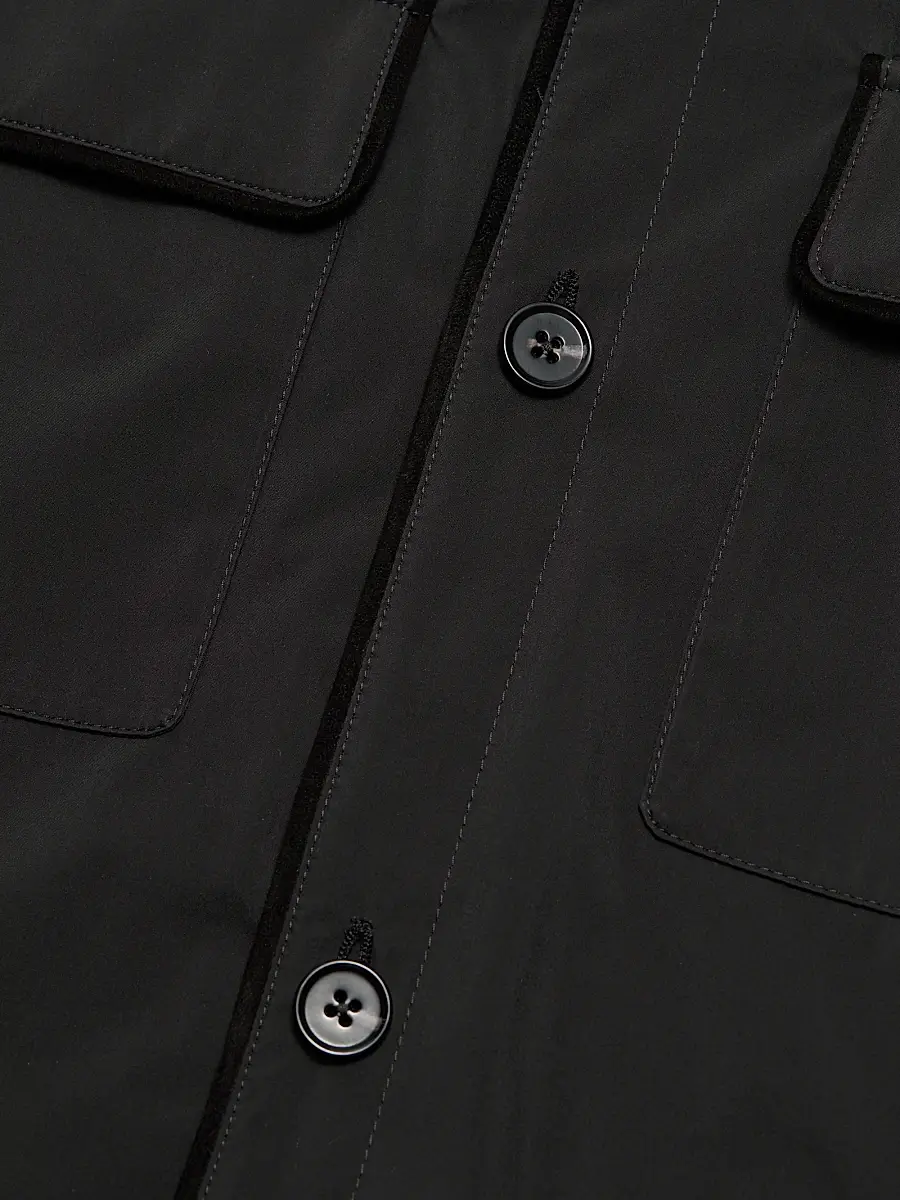 Saks Fifth Avenue Men's Techno Double-Pocket Overshirt | Thumbnail 7
