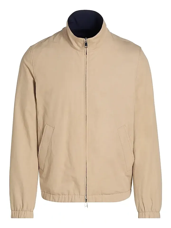 Men's Linen-Blend Reversible Jacket Men's Linen-Blend Reversible Jacket