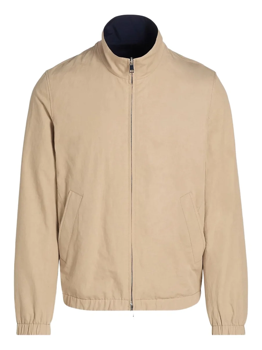 Men's Linen-Blend Reversible Jacket