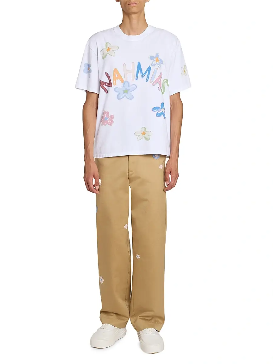 Nahmias Men's Daydreaming Super Bloom Boxy T-Shirt | Thumbnail 2 Nahmias Men's Daydreaming Super Bloom Boxy T-Shirt | Thumbnail 2