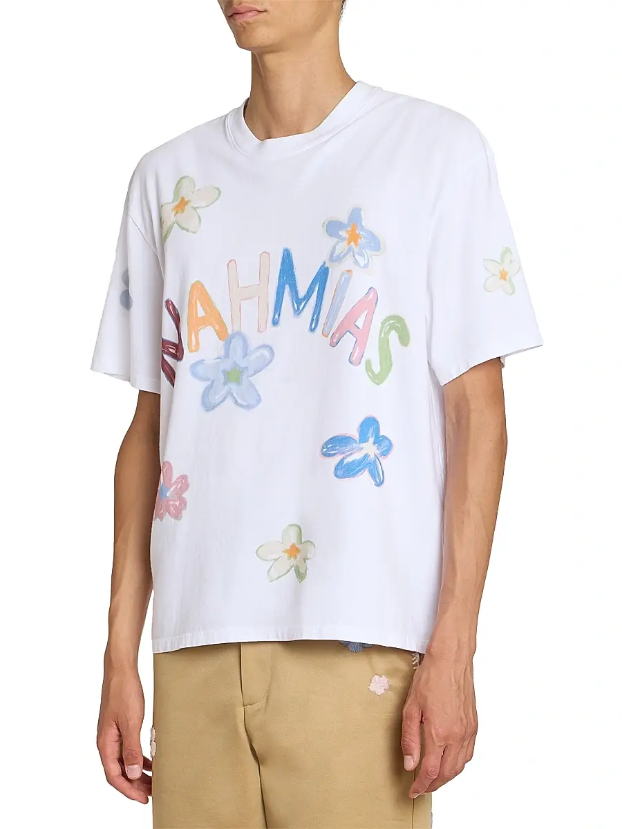 Nahmias Men's Daydreaming Super Bloom Boxy T-Shirt | Thumbnail 4 Nahmias Men's Daydreaming Super Bloom Boxy T-Shirt | Thumbnail 4