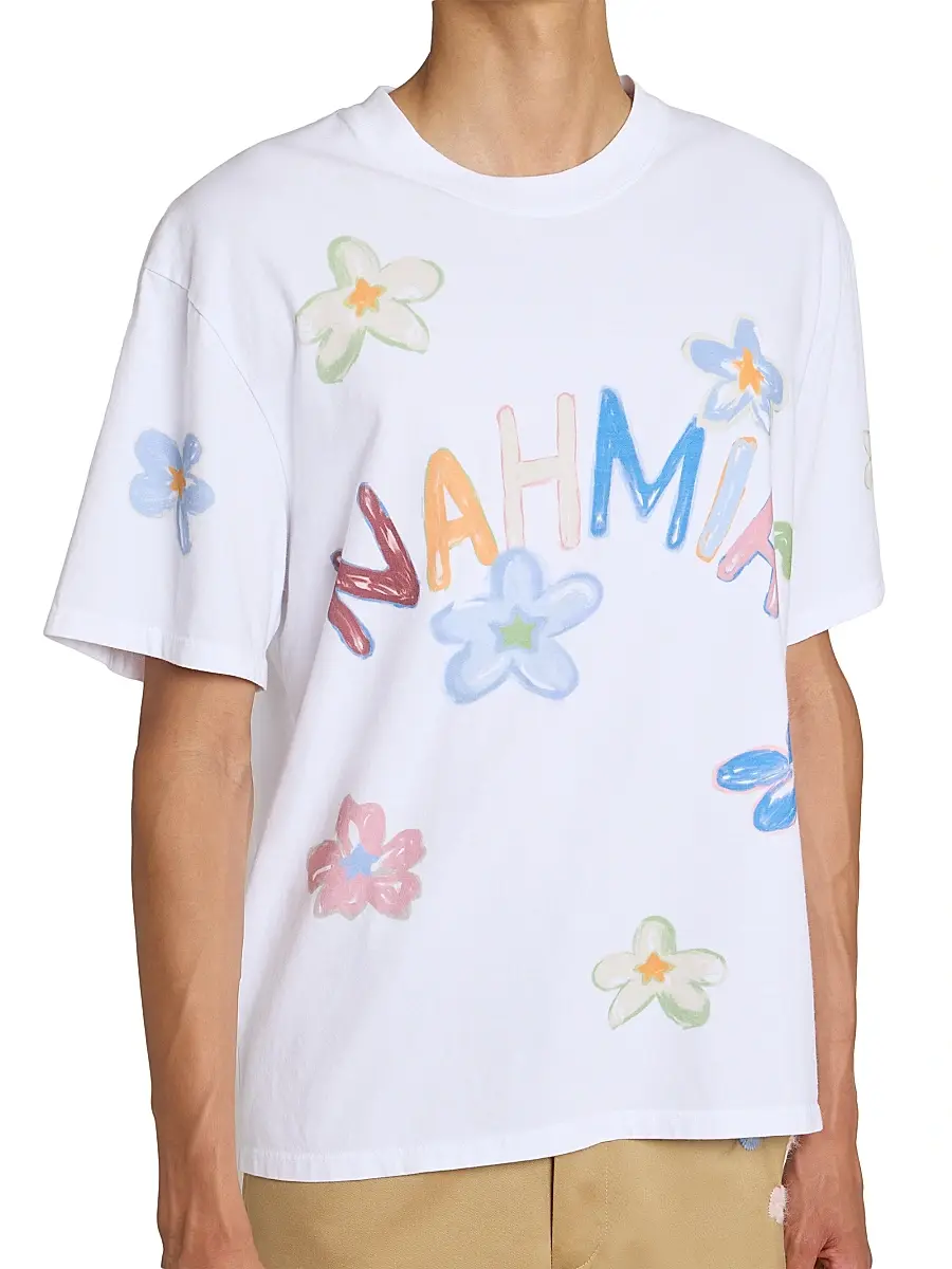 Nahmias Men's Daydreaming Super Bloom Boxy T-Shirt | Thumbnail 6 Nahmias Men's Daydreaming Super Bloom Boxy T-Shirt | Thumbnail 6
