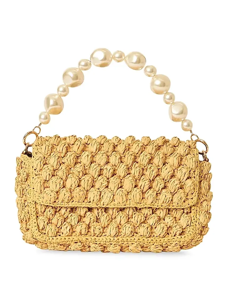 Women's Leilani Raffia Shoulder Bag Women's Leilani Raffia Shoulder Bag