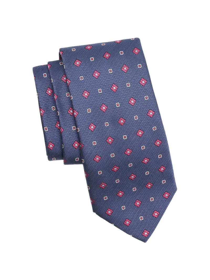 Men's Medallion Silk Tie