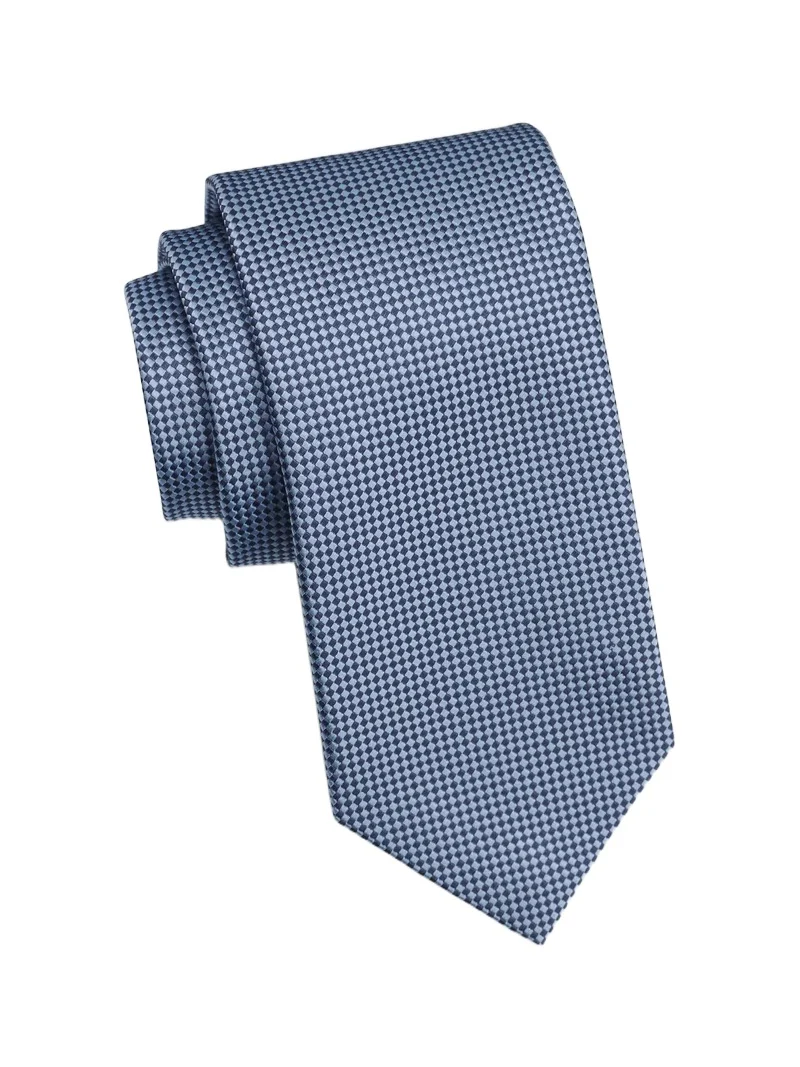 Men's Two-Tone Woven Silk Tie Men's Two-Tone Woven Silk Tie