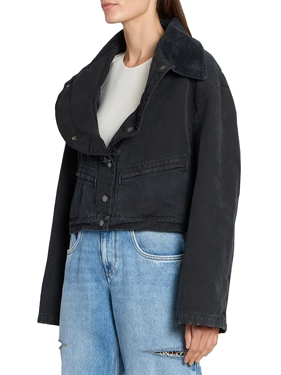 Maison Margiela Women's Cotton Canvas Sport Coat | Thumbnail 4 Maison Margiela Women's Cotton Canvas Sport Coat | Thumbnail 4