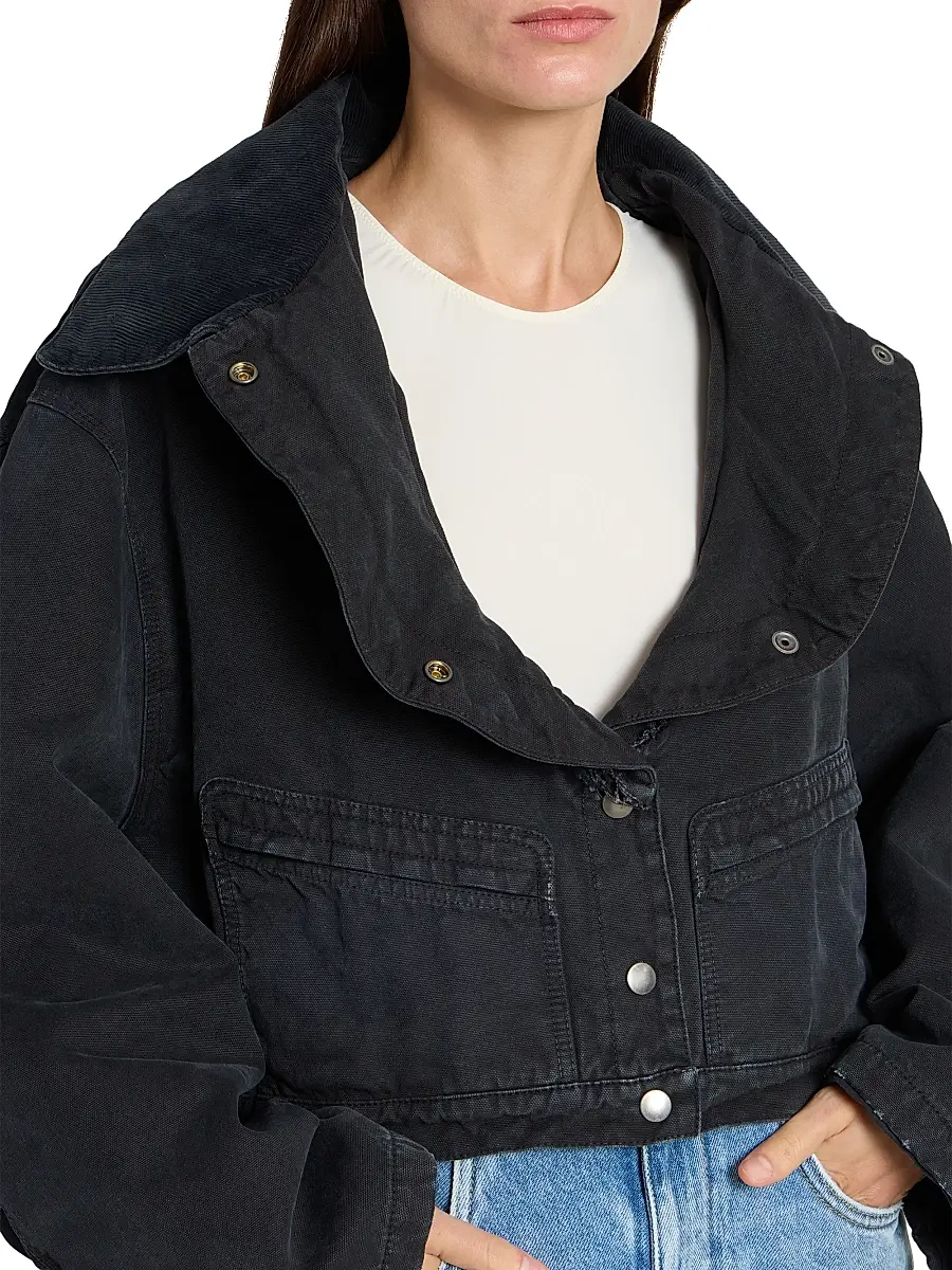Maison Margiela Women's Cotton Canvas Sport Coat | Thumbnail 7 Maison Margiela Women's Cotton Canvas Sport Coat | Thumbnail 7