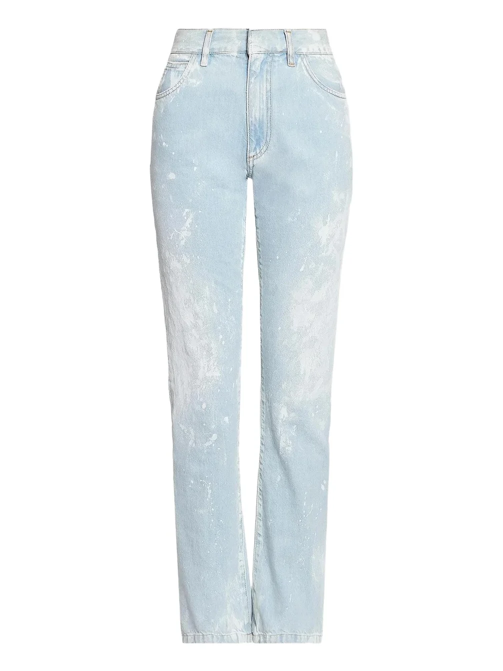 Women's Bleached Slim-Straight Jeans Women's Bleached Slim-Straight Jeans