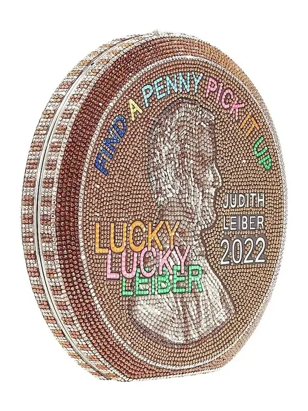 Women's Lucky Penny Crystal Clutch