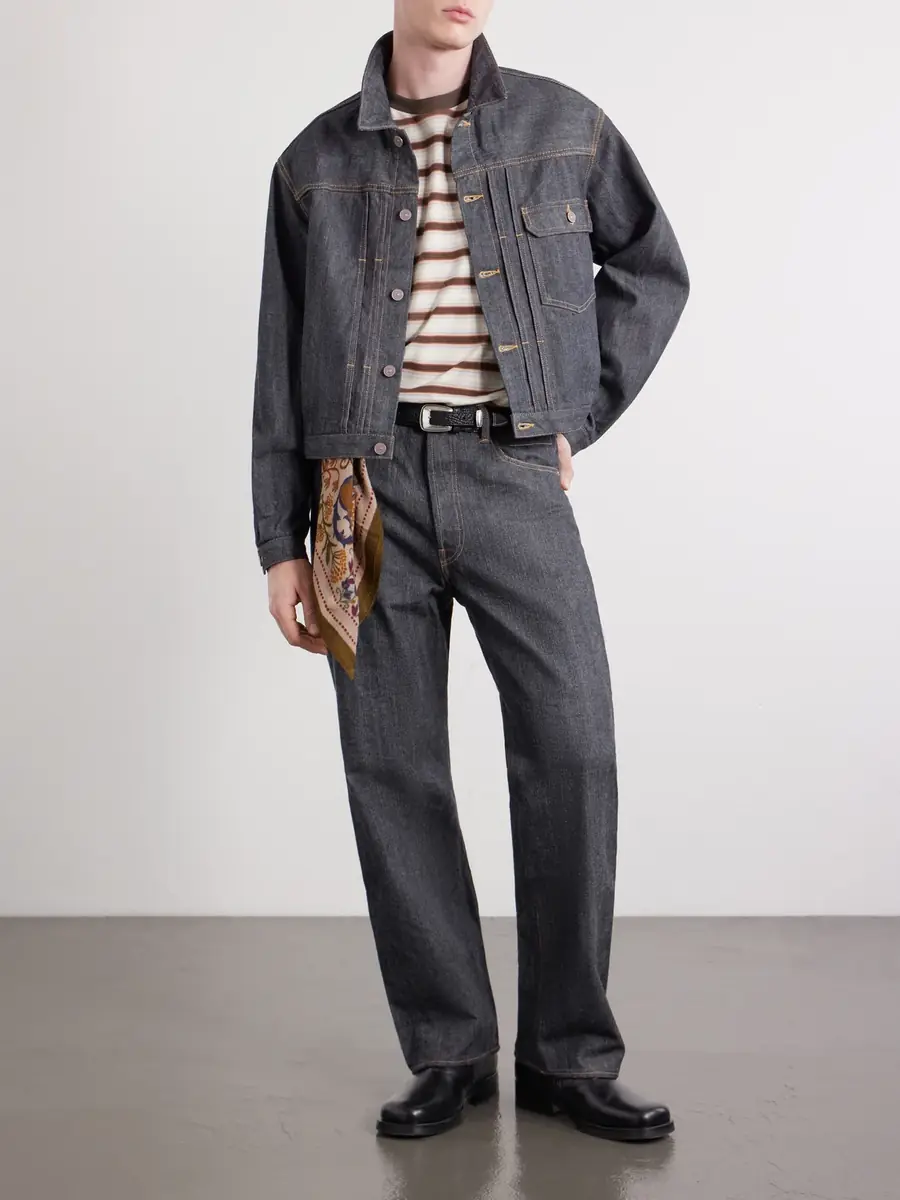 Visvim Social Sculpture Wide-Leg Jeans - Men | Thumbnail 2 Visvim Social Sculpture Wide-Leg Jeans - Men | Thumbnail 2