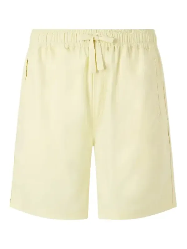 Straight-Leg Silk Shorts - Men