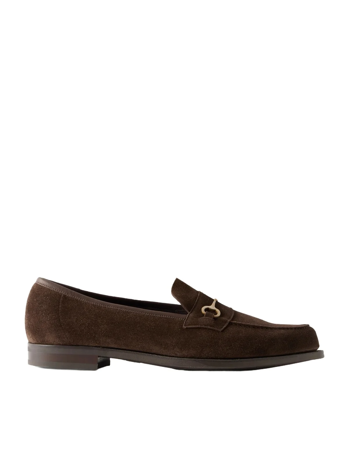 Edward Green Putney Horsebit-Embellished Suede Loafers - Men