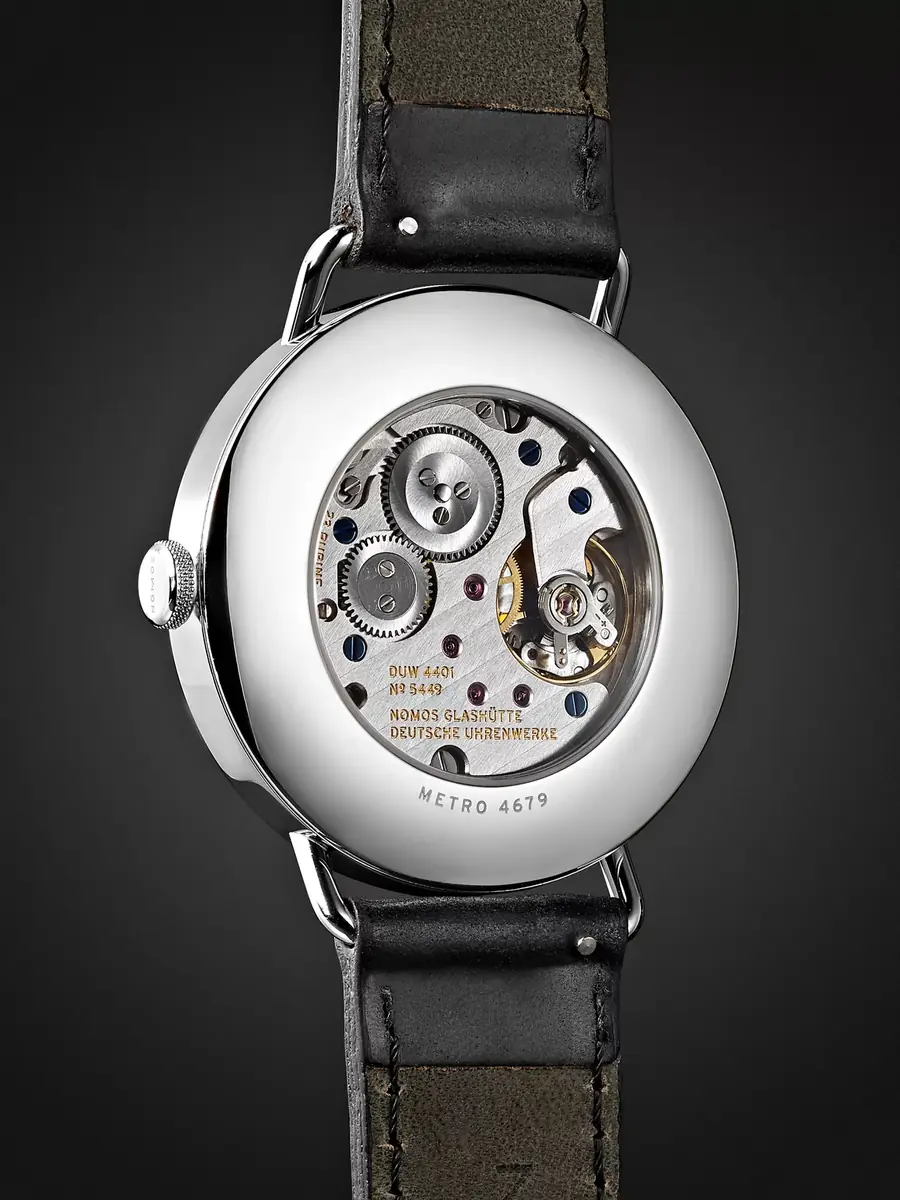NOMOS Glashütte Metro Datum Gangreserve Stainless Steel Watch, Ref. 1101 - Men | Thumbnail 5 NOMOS Glashütte Metro Datum Gangreserve Stainless Steel Watch, Ref. 1101 - Men | Thumbnail 5