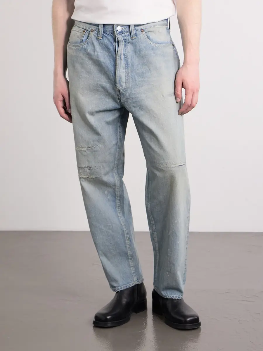 A.PRESSE No.37 Wide-Leg Distressed Jeans - Men | Thumbnail 3