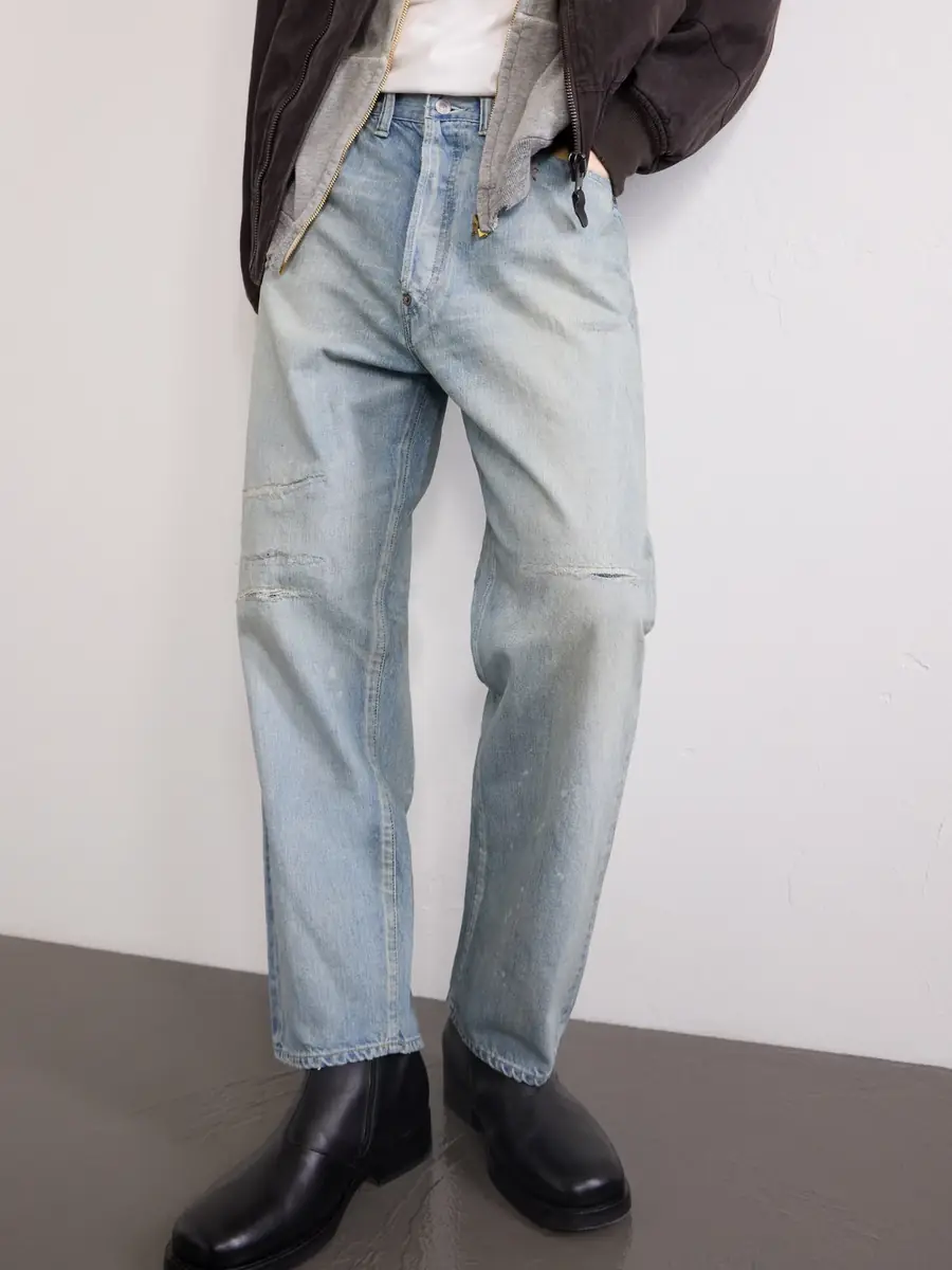 A.PRESSE No.37 Wide-Leg Distressed Jeans - Men | Thumbnail 5