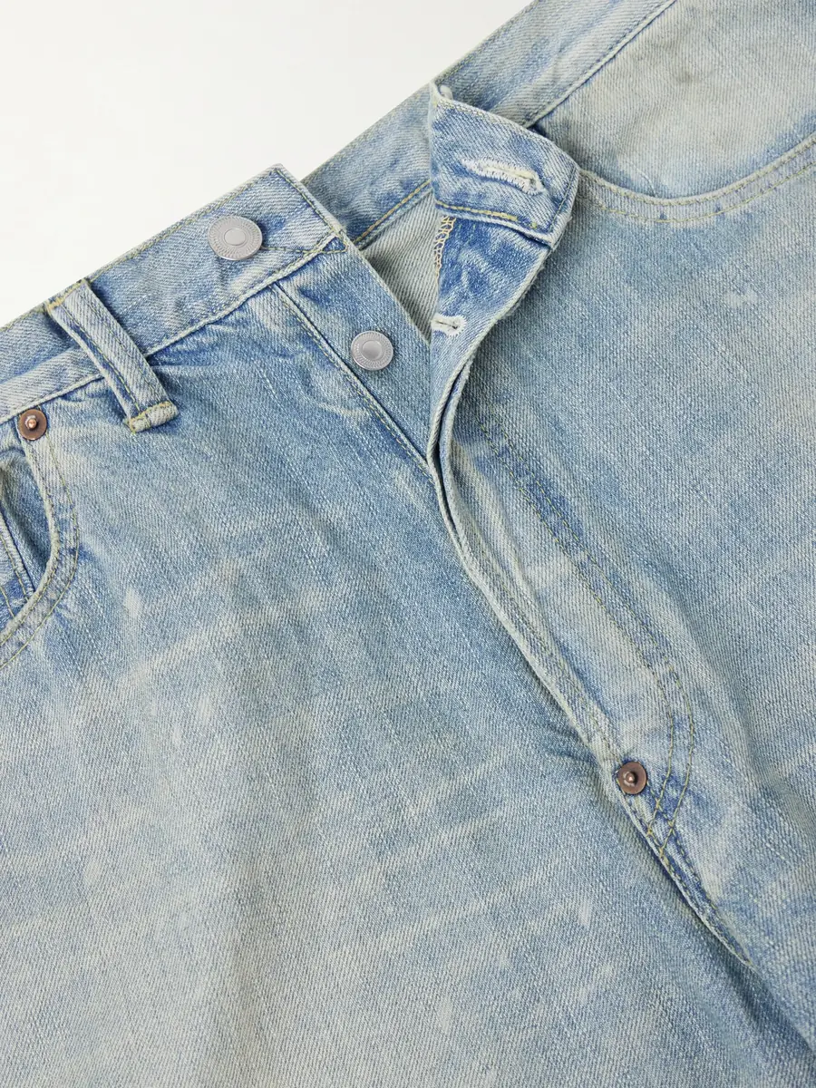 A.PRESSE No.37 Wide-Leg Distressed Jeans - Men | Thumbnail 6