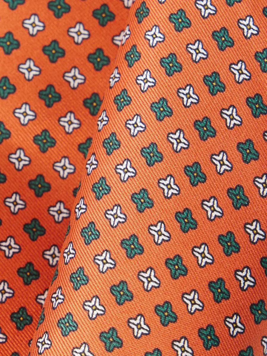 De Petrillo Printed Silk-Twill Pocket Square - Men | Thumbnail 4 De Petrillo Printed Silk-Twill Pocket Square - Men | Thumbnail 4