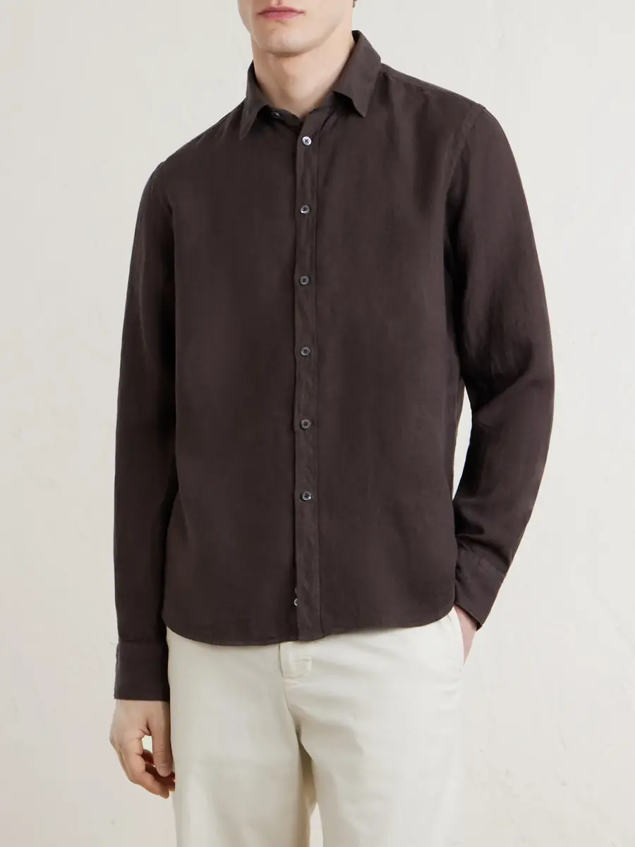 Canali Linen Shirt - Men | Thumbnail 3