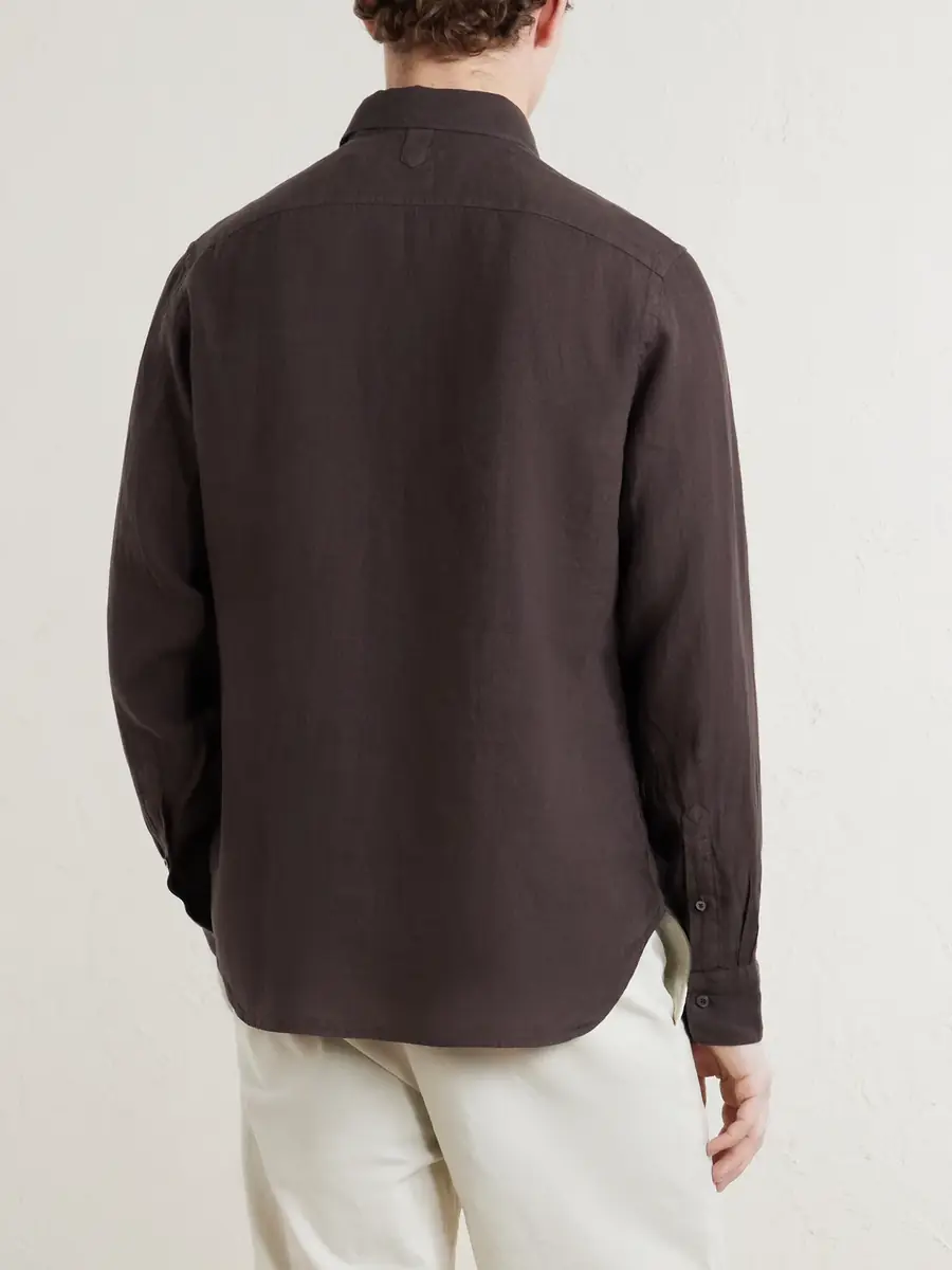 Canali Linen Shirt - Men | Thumbnail 4