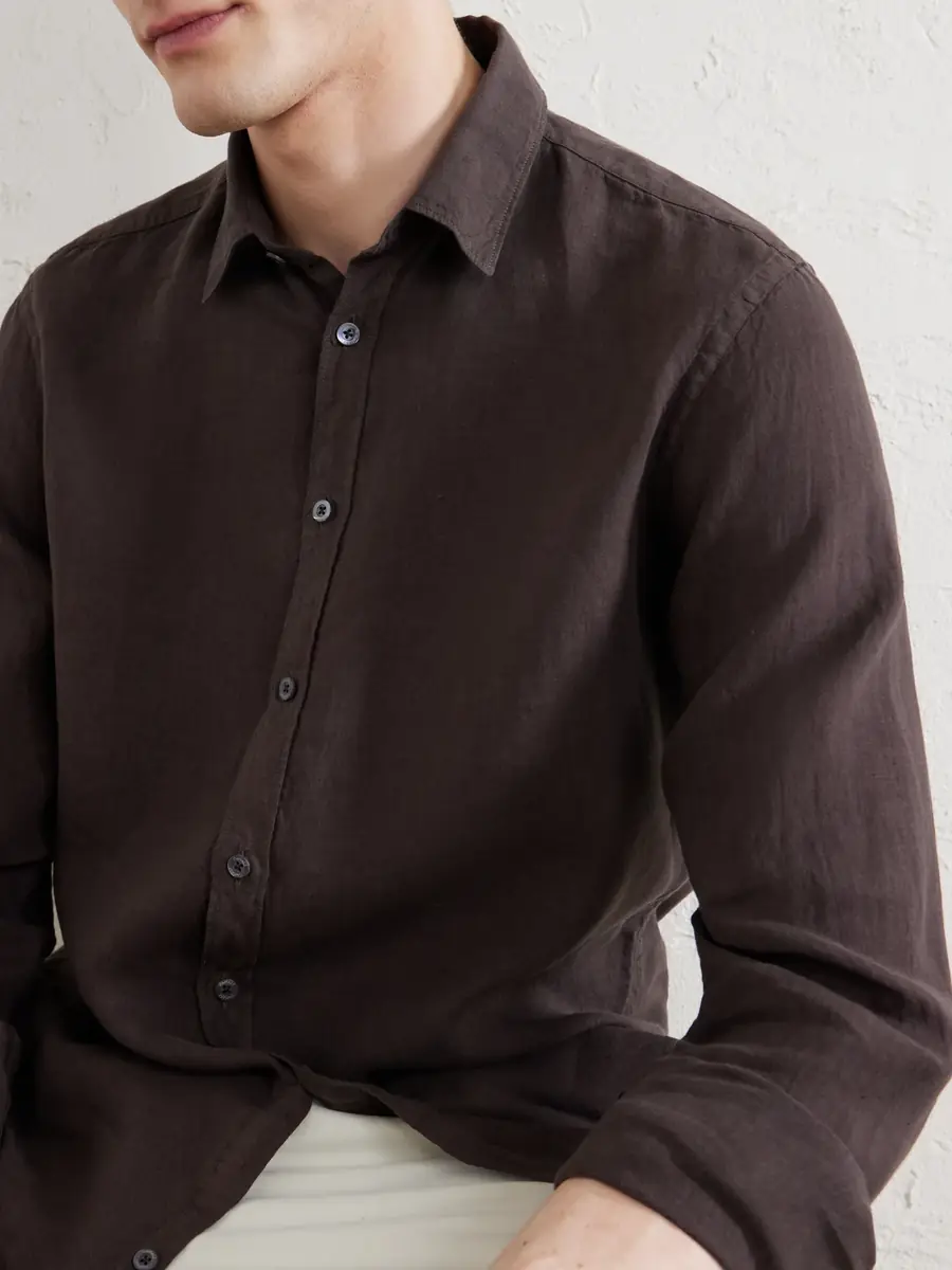 Canali Linen Shirt - Men | Thumbnail 5
