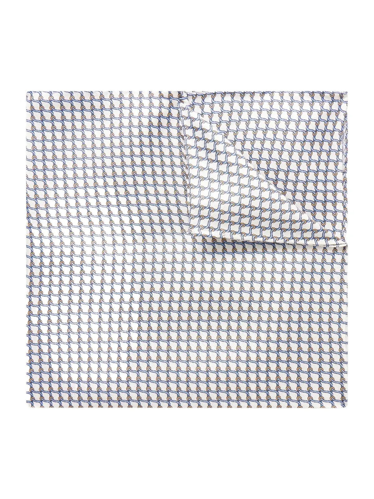 Printed Silk-Twill Pocket Square - Men Printed Silk-Twill Pocket Square - Men