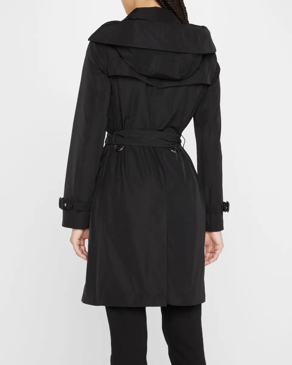 Burberry Kensington Double-Breasted Trench Coat with Detachable Hood | Thumbnail 2 Burberry Kensington Double-Breasted Trench Coat with Detachable Hood | Thumbnail 2