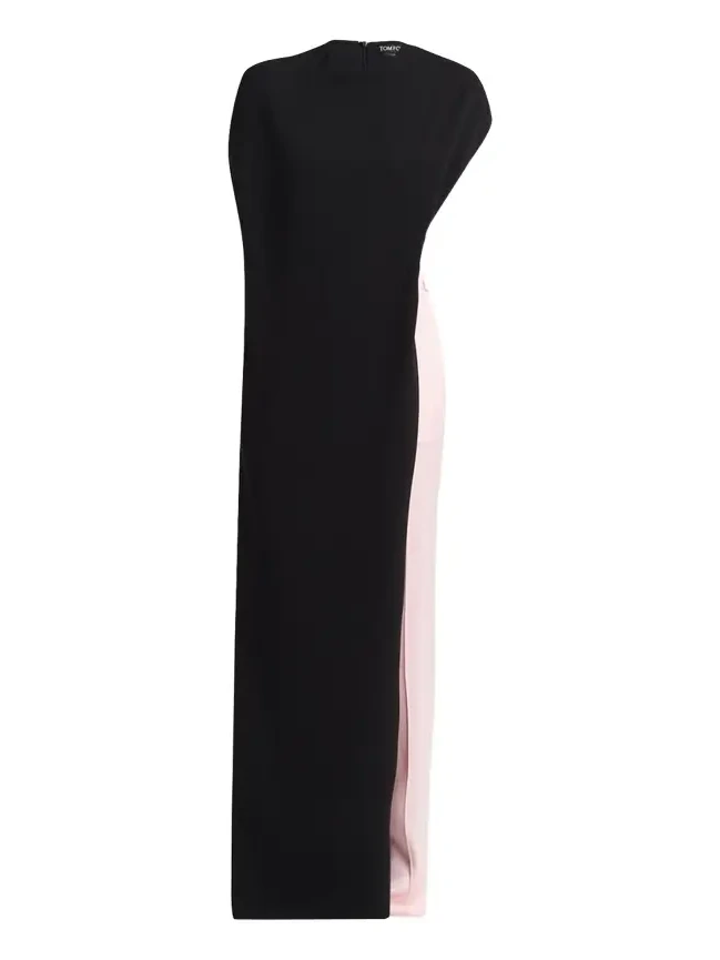 Backless Cape Straight-Leg Jumpsuit Backless Cape Straight-Leg Jumpsuit