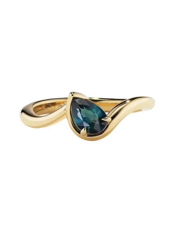 BB Thelma Teal Sapphire Pinky Ring BB Thelma Teal Sapphire Pinky Ring