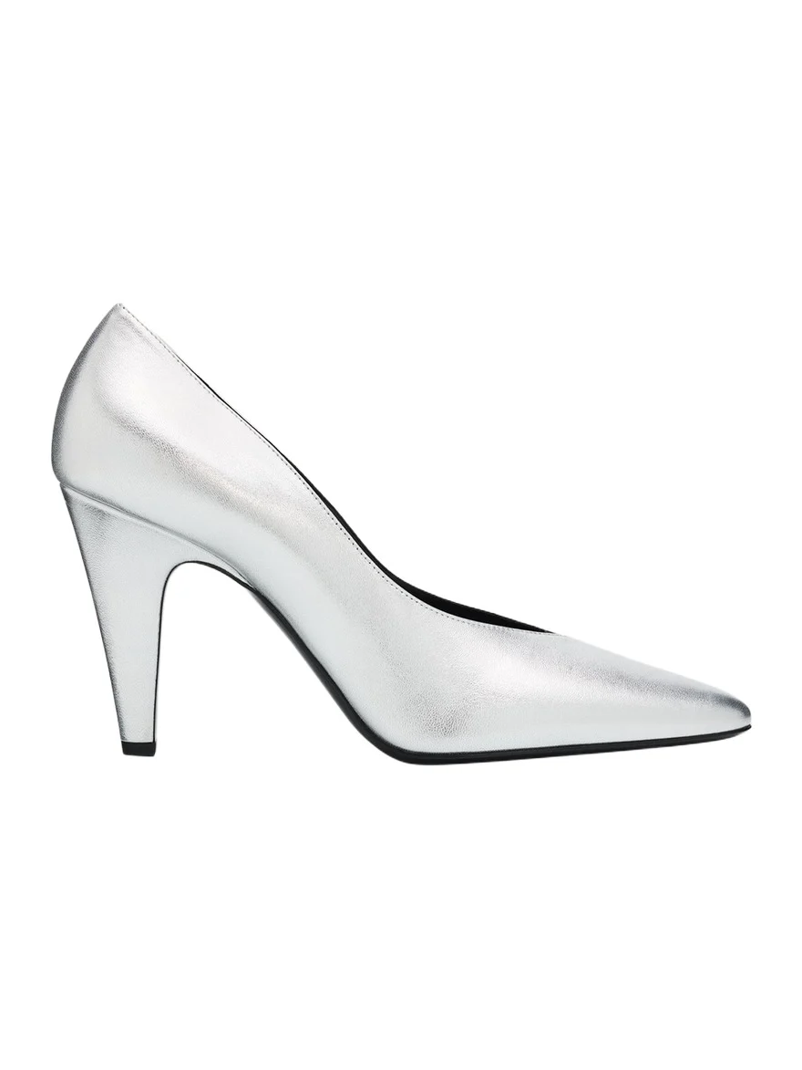 90mm Metallic Leather Pumps 90mm Metallic Leather Pumps