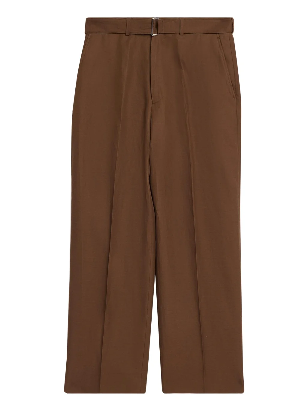 Men's Belted Wide-Leg Trousers Men's Belted Wide-Leg Trousers