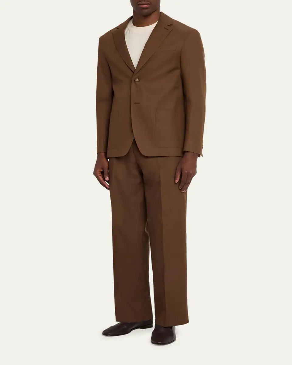 OFFICINE GÉNÉRALE Men's Michel Relaxed Single-Breasted Jacket | Thumbnail 2 OFFICINE GÉNÉRALE Men's Michel Relaxed Single-Breasted Jacket | Thumbnail 2