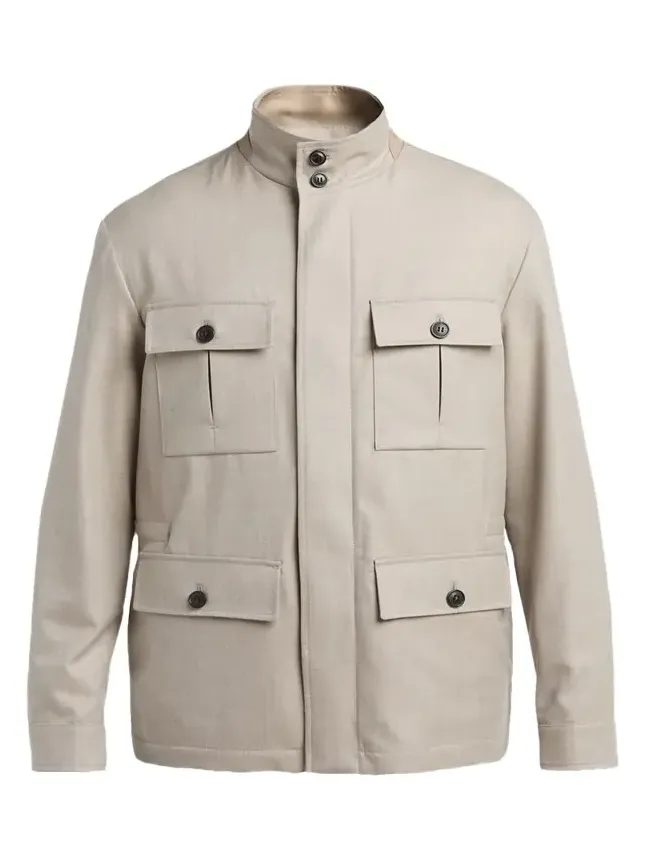 Zegna Men's Wool Field Jacket
