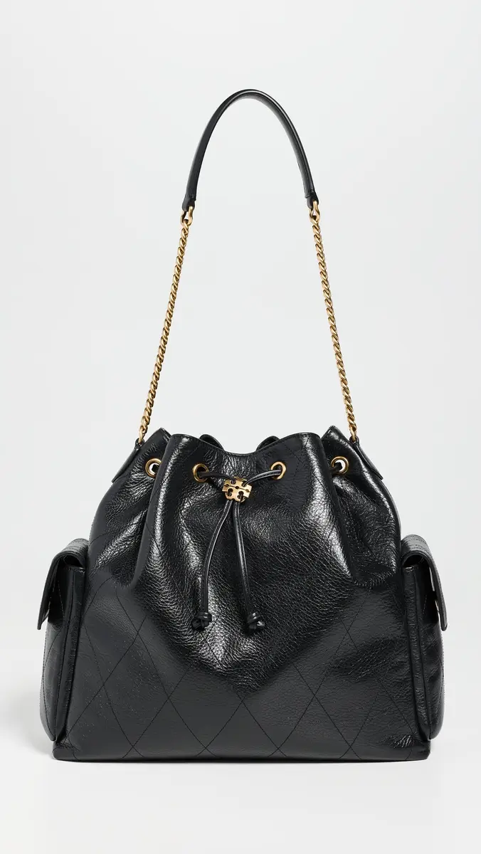 Tory Burch Charlie Quilted Large Drawstring Shoulder Bag | Thumbnail 2 Tory Burch Charlie Quilted Large Drawstring Shoulder Bag | Thumbnail 2