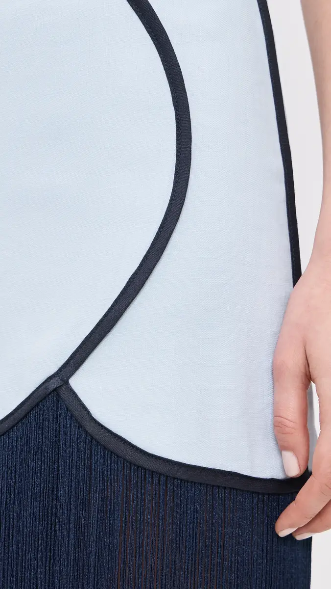 Azulu Joelle Linen Skirt Ice Blue | Thumbnail 6 Azulu Joelle Linen Skirt Ice Blue | Thumbnail 6