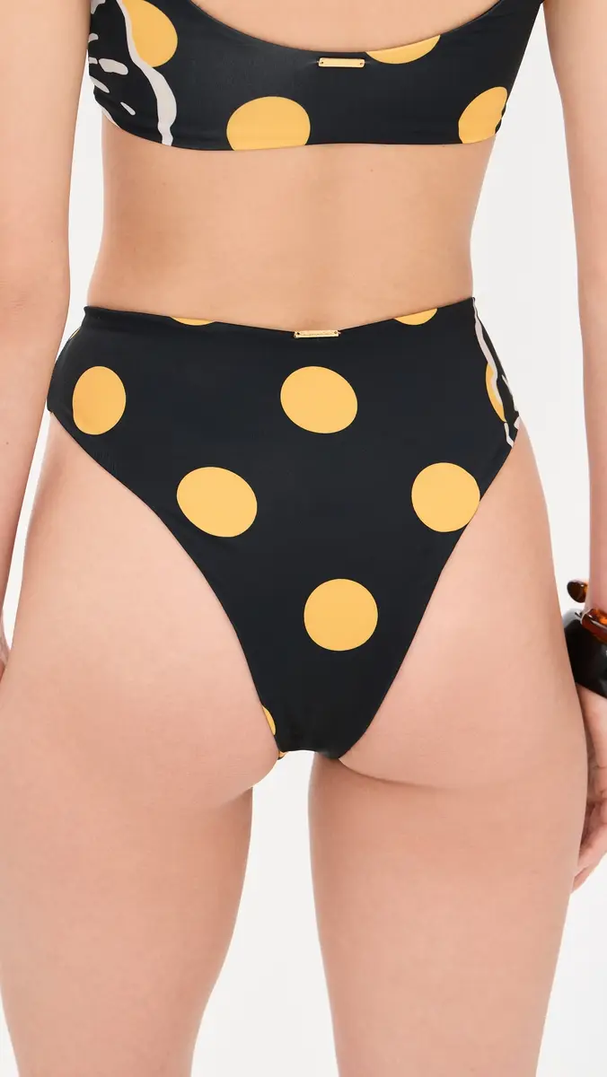 Cala de la Cruz Lulu Bikini Bottoms Calicobw | Thumbnail 3