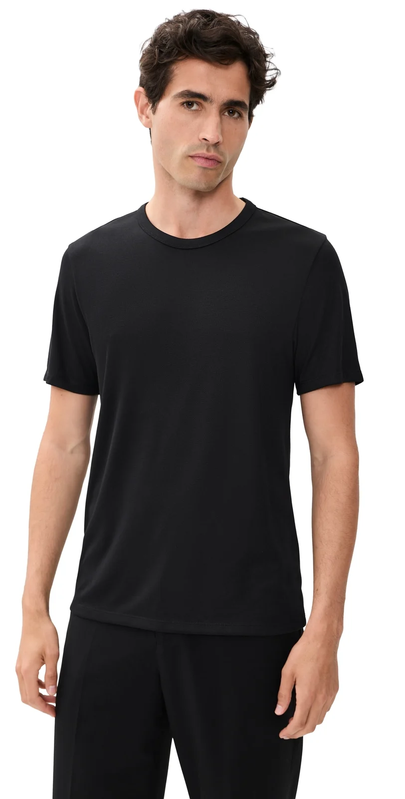 Essential Tee in Modal Jersey Black Essential Tee in Modal Jersey Black
