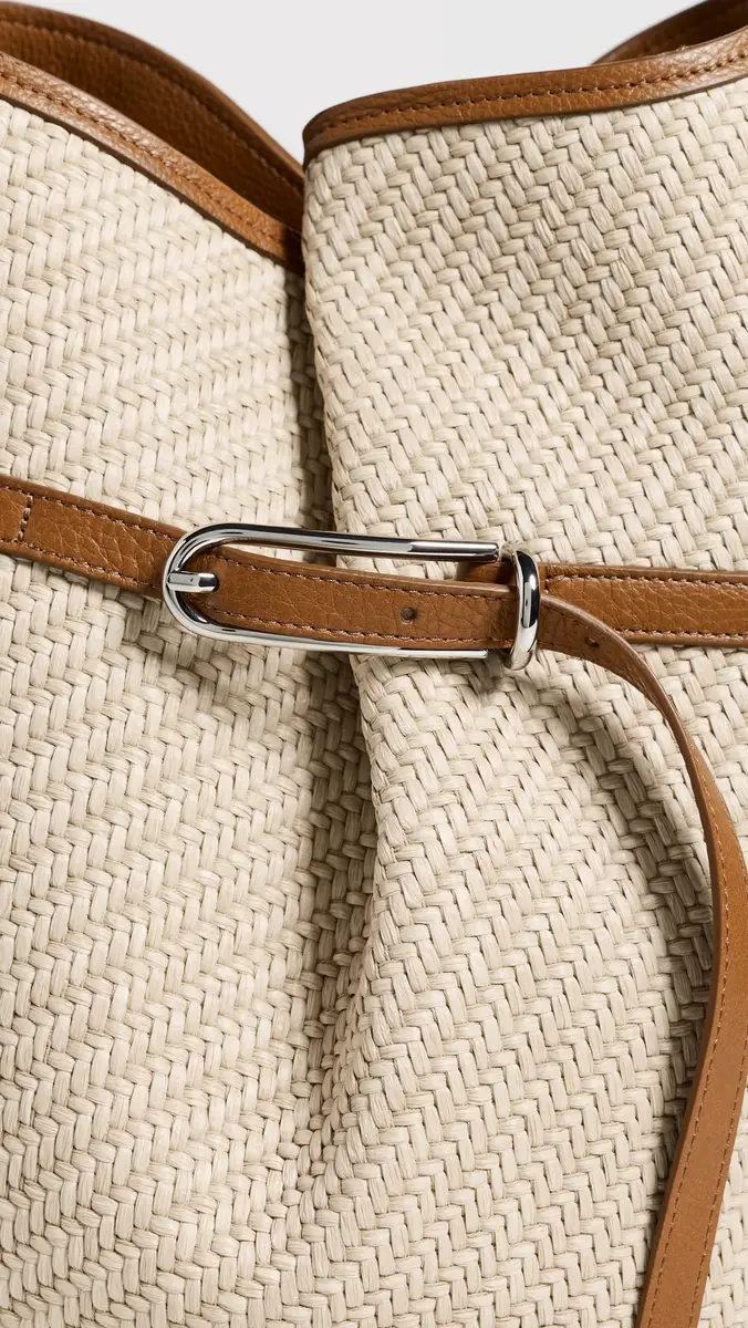 Liffner Belted Large Raffia Bucket Bag | Thumbnail 5 Liffner Belted Large Raffia Bucket Bag | Thumbnail 5
