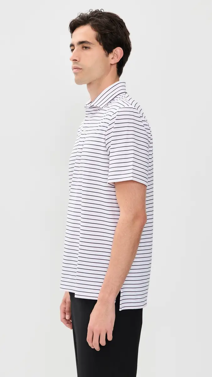 RLX Ralph Lauren Thin Multi Stripe Tour Pique Polo | Thumbnail 4 RLX Ralph Lauren Thin Multi Stripe Tour Pique Polo | Thumbnail 4