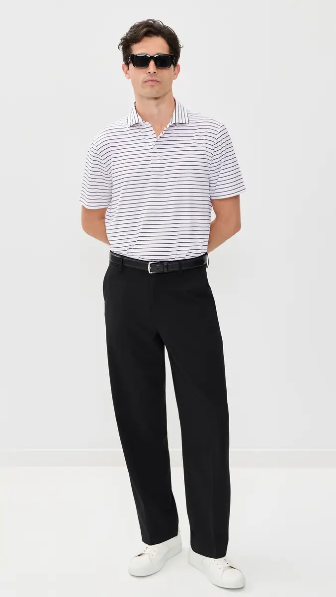 RLX Ralph Lauren Thin Multi Stripe Tour Pique Polo | Thumbnail 5 RLX Ralph Lauren Thin Multi Stripe Tour Pique Polo | Thumbnail 5