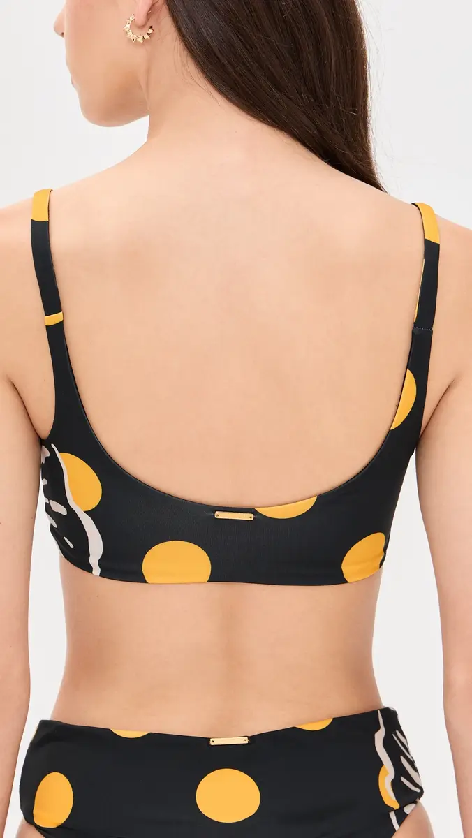 Cala de la Cruz Berenice Bikini Top Calicobw | Thumbnail 4 Cala de la Cruz Berenice Bikini Top Calicobw | Thumbnail 4