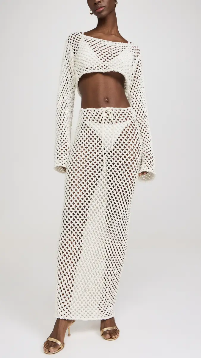 Bananhot Magen Knitted Shirt White | Thumbnail 5 Bananhot Magen Knitted Shirt White | Thumbnail 5