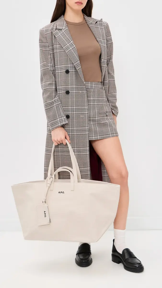 A.P.C. A. P.C. Le Drummer Toile Tote Bag | Thumbnail 3 A.P.C. A. P.C. Le Drummer Toile Tote Bag | Thumbnail 3