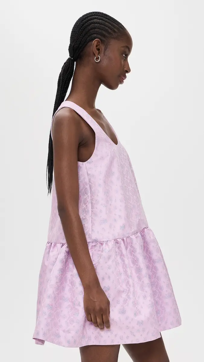 MSGM Jacquard Mini Dress | Thumbnail 4 MSGM Jacquard Mini Dress | Thumbnail 4