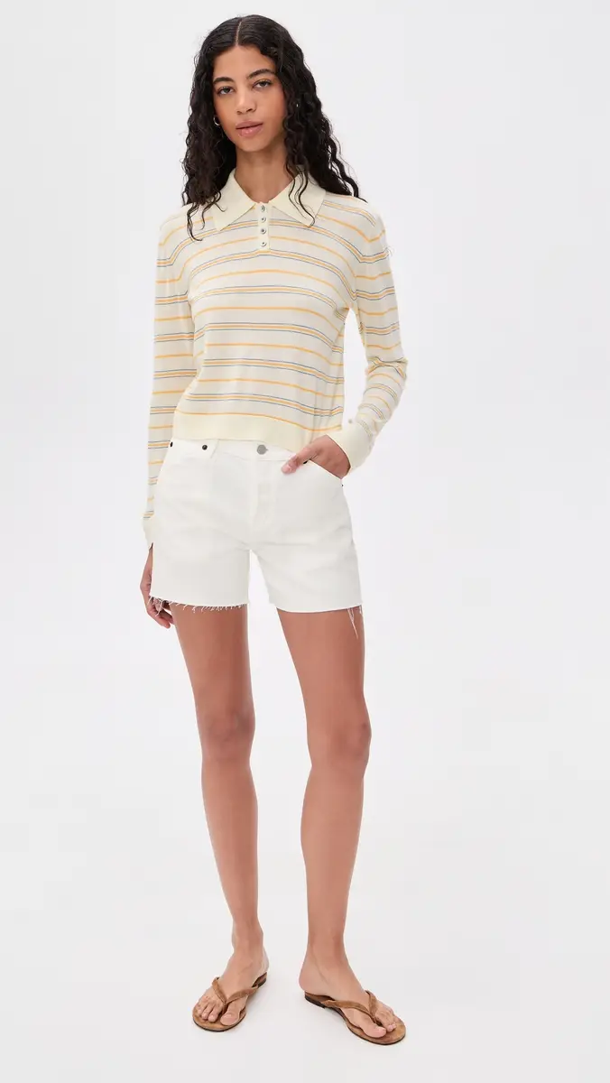 STILL HERE Cut Off Twill Shorts | Thumbnail 5
