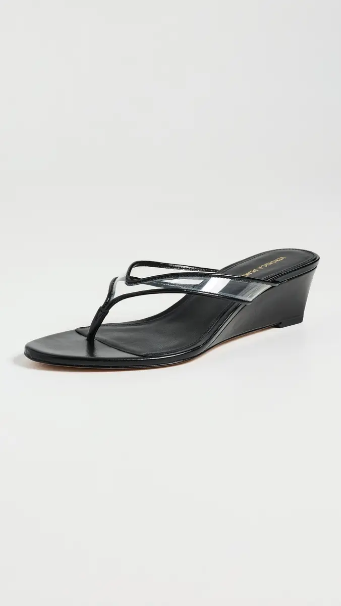 Veronica Beard Clea Jelly Wedge Sandals | Thumbnail 2 Veronica Beard Clea Jelly Wedge Sandals | Thumbnail 2